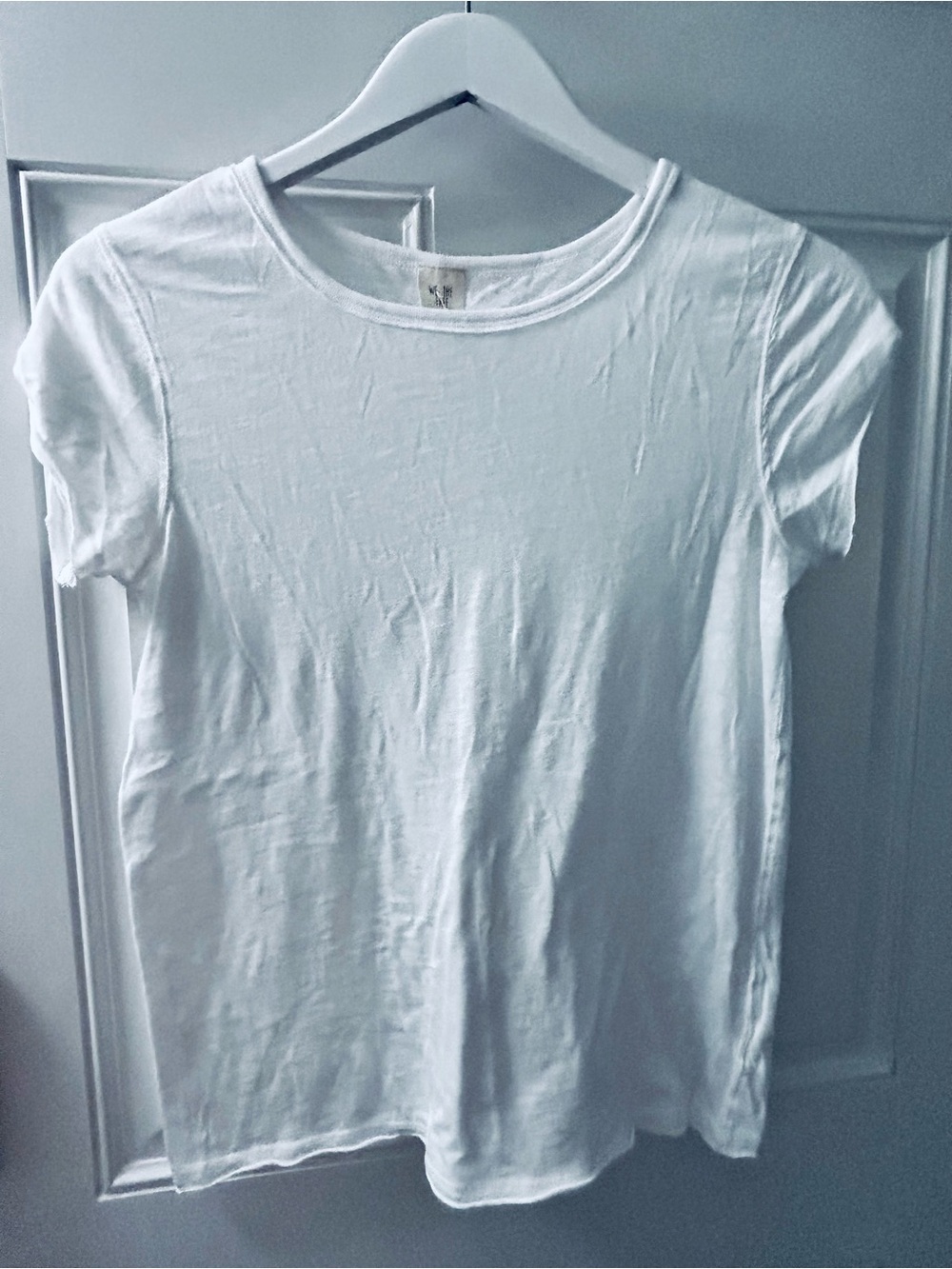 We The Free Women's White Short Sleeve Crew Tee